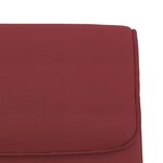 Banc banquette rouge bordeau x 100 x 64 x 80 cm synthétique 02_0010702