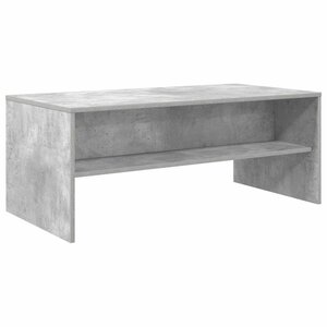 vidaXL Table basse Gris béton 100 x 50 x 40 cm Bois d'ingénierie