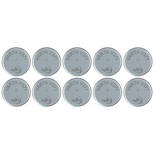 Blister 1 Pile Oxyde Argent Montres V371 (SR69) SR920SW 1 55 Volt x 10 VARTA