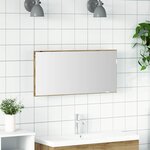 vidaXL Miroir de salle de bain chêne artisanal 80 x 8 5 x 37 cm