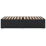 vidaXL Cadre de lit sans matelas noir 90x200 cm similicuir