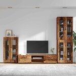 vidaXL Ensemble meuble TV FLORIN Bois ancien Bois d'ingénierie