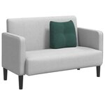 vidaXL Coussin de Dos Vert foncé 45 x 24 x 50 cm Velours