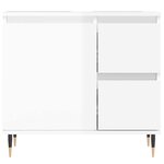 vidaXL Armoire de salle de bain blanc brillant 65x33x60 cm
