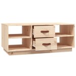 vidaXL Table basse 100x50x41 cm Bois massif de pin