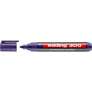 Marqueur Permanent 300 Violet Pointe Ronde 1 5-3 mm EDDING