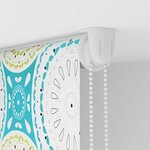 vidaXL Store enrouleur de douche 80x240 cm largeur du tissu 76 cm