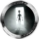Pièce de monnaie en Argent 1000 Francs g 31.1 (1 oz) Millésime 2025 We Are Not Alone ALIEN IN DOOROPENING