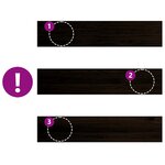 vidaXL Marches d'escalier 16 Pièces marron foncé 120x25x2 cm chêne massif