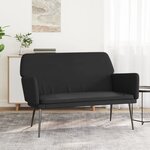 vidaXL Banc Noir 108x79x79 cm Velours