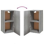 vidaXL Meubles TV Sonoma gris 30 5x30x60 cm Bois d'ingénierie