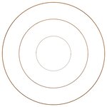 vidaXL Cache-pot de jardin Marron 120 x 120 x 20 cm Acier cuivré