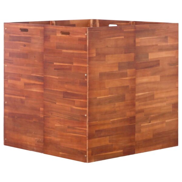 vidaXL Lit surélevé de jardin Bois d'acacia 100x100x100 cm