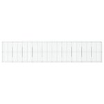 vidaXL Panier gabion avec couvercle 1000x50x200 cm fer galvanisé