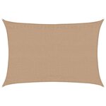 vidaXL Voile d'ombrage 160 g/m² Taupe 3 5x5 m PEHD