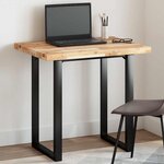 vidaXL Dessus de table rectangulaire 100x60x4 cm bois massif d'acacia