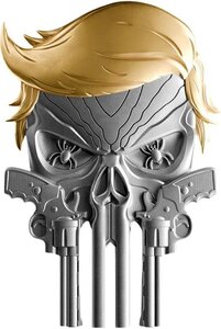Monnaie TRUMP PUNISHER Maga 1 Oz Medaille Argent