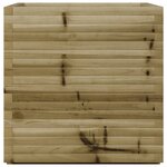 vidaXL Jardinière 70x70x72 cm bois de pin imprégné