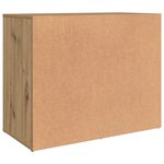 vidaXL Armoire de dressing chêne artisanal 80x40x65 cm bois ingénierie