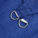 vidaXL Voile d'ombrage 160 g/m² triangulaire bleu 3 6x3 6x3 6 m PEHD