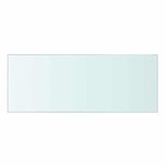 vidaXL Panneaux d'étagère 2 Pièces Verre Transparent 40 x 15 cm