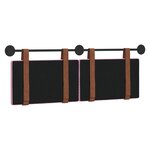 vidaXL Tête de lit suspendue Rose PU antique