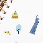 Stickers en gel transparent cities - New-York