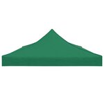 vidaXL Toit de tente de réception 6x3 m Vert 270 g/m²