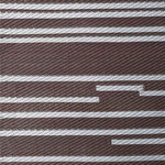 vidaXL Tapis d'extérieur Pinstripe ARAKIL Marron et blanc 400 × 300 cm