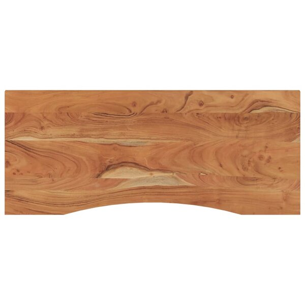 vidaXL Dessus de bureau 140x60x2 5 cm rectangulaire bois massif acacia