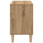 vidaXL Meuble TV Chêne Artisan 69 5x30x50 cm Bois d'ingénierie