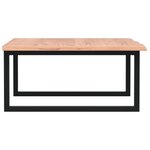 vidaXL Étagère de vasque murale acier et bois de chêne massif