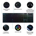 Clavier Gaming - LOGITECH G - G915 LIGHTSPEED - TACTILE SWITCH - Clavier mécanique gaming