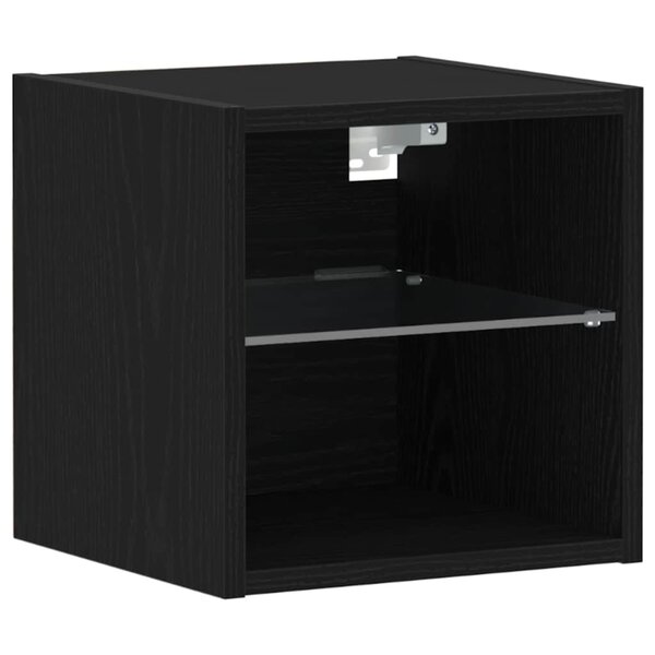vidaXL Ensemble meuble TV Noir 30 x 28 5 x 30 cm Bois d'ingénierie