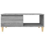 vidaXL Table basse Sonoma gris 90x50x36 5 cm Bois d'ingénierie