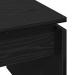Table basse vidaXL Chêne noir 68x38x50 cm Bois reconstitué