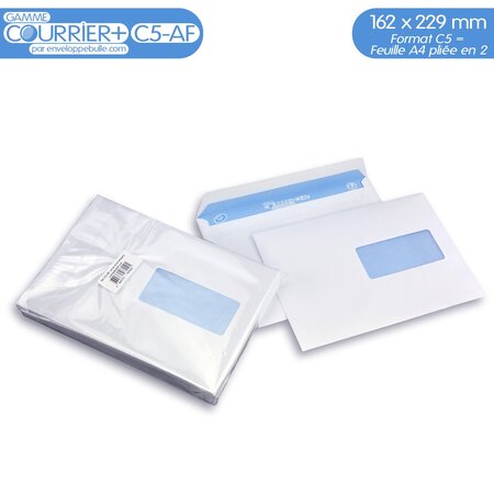 Enveloppe C5 blanche pour expédier un courrier