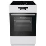 Hisense HI55222BW Cuisinière table induction - 4 foyers - Four électrique - catalyse - 70L - Classe A - 50x85cm - Blanc