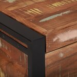 vidaXL Coffres de rangement 60x30x30cm en bois massif de récupération et métal