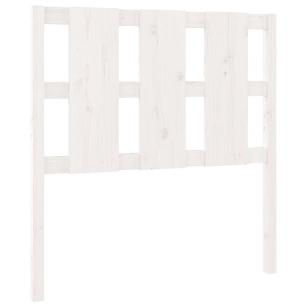 vidaXL Tête de lit blanc 105 5x4x100 cm bois massif de pin