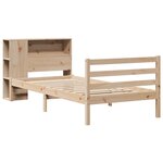 vidaXL Lit bibliothèque sans matelas 100x200 cm bois massif de pin
