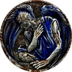 SAINT RAPHAEL Archangel 2 Once Antique Argent Monnaie 2000 Francs Cameroon 2025