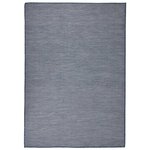vidaXL Tapis à tissage plat d'extérieur 160x230 cm Bleu