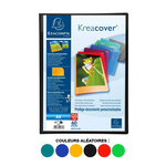 Protège document personnalisable PP Kreacover 120 vues assortis EXACOMPTA