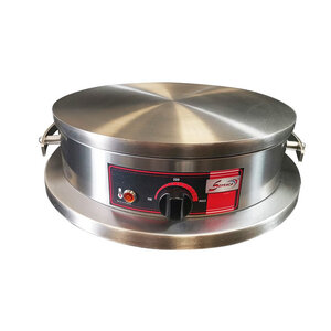 Crêpière electrique professionnelle à usage intensif - ø 400 mm - sofraca -  -  452x452x132mm