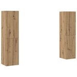 vidaXL Ensemble meuble TV 4 Pièces chêne artisanal 30.5 x 30 x 60 cm