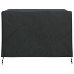 vidaXL Housse pour meubles Uni Noir 110 x 84 x 70 cm Tissu Oxford 210D