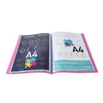 Protège-documents En Polypropylène 5/10e Opak Pochettes Cristal 120 Vues - A4 - Rose - Exacompta