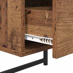 vidaXL Cabinet de chevet Bois ancien 35 x 30 x 51 cm Bois d'ingénierie