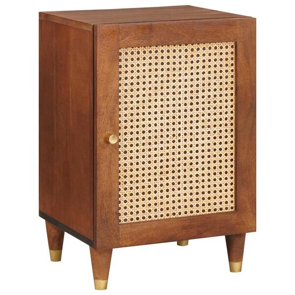 vidaXL Cabinet de salle de bain avec étagère Marron 38 x 33 5 x 58 cm